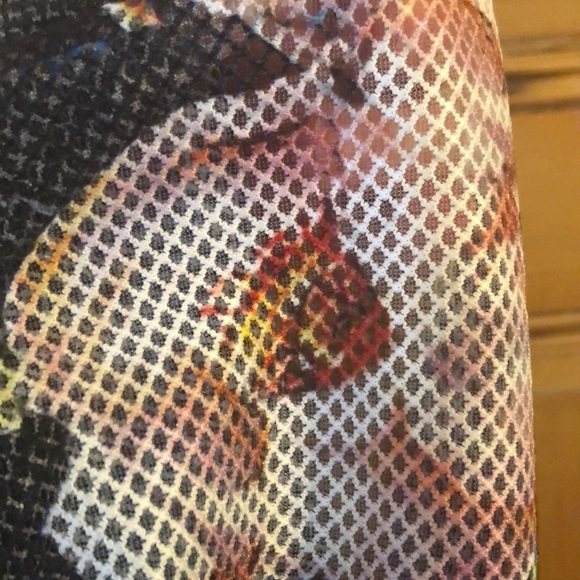 Bariano Lumiér Strapless net floral over black-S - Picture 6 of 8